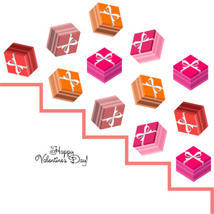 s Day, gift, greeting card, vector background