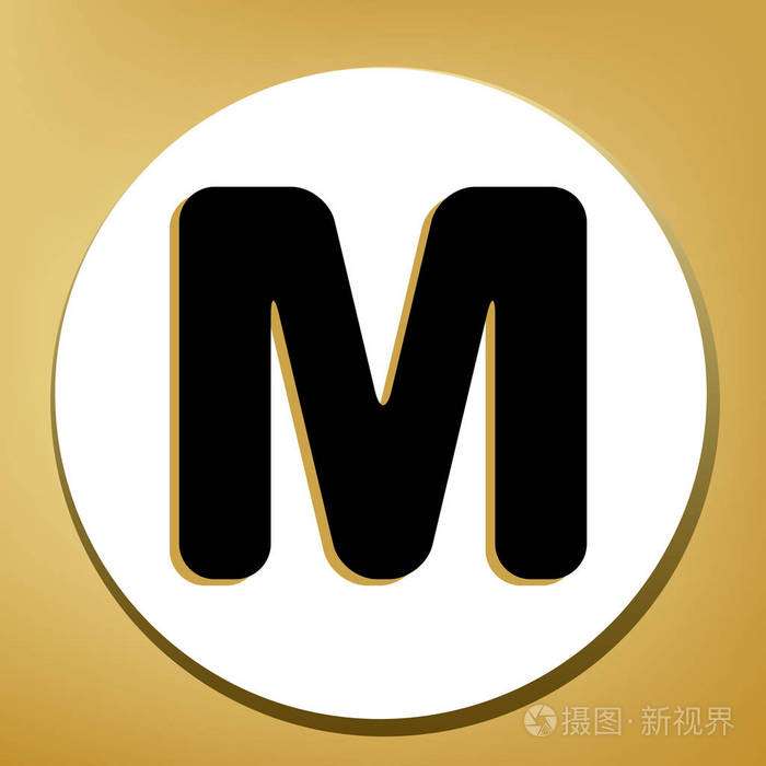 字母m标志设计模板元素 矢量.