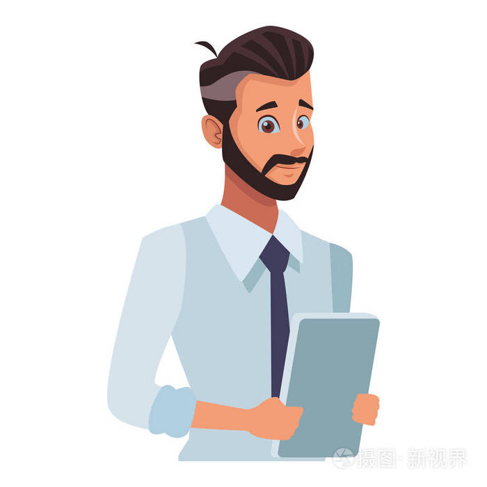 行政商人卡通