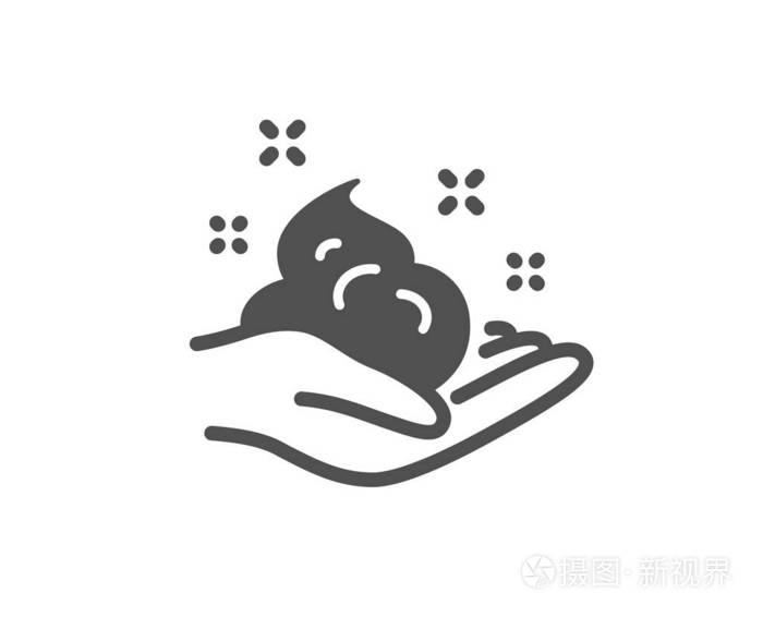 手霜图标护肤凝胶或乳液标志质量设计要素经典风格图标向量