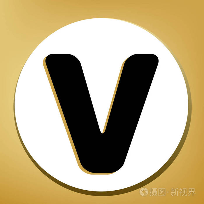 字母v标志设计模板元素 矢量.
