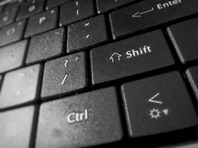 黑色笔记本电脑键盘，电脑键盘
