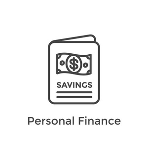  Savings Icon Set  Mutual Fund, Roth IRA, etc