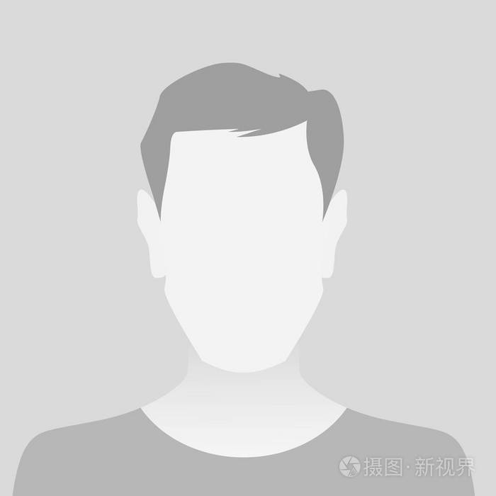 人灰色照片占位符人材料设计