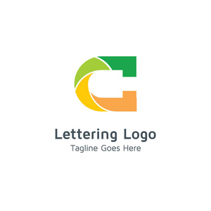 字母c向量标志适用于商标或商业企业