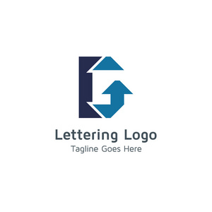字母g矢量标志适用于商标或商业企业