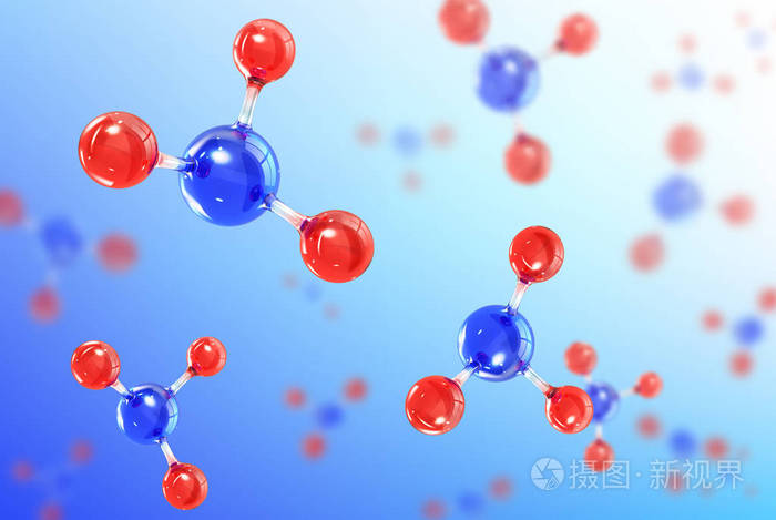 分子和原子的科学或医学背景