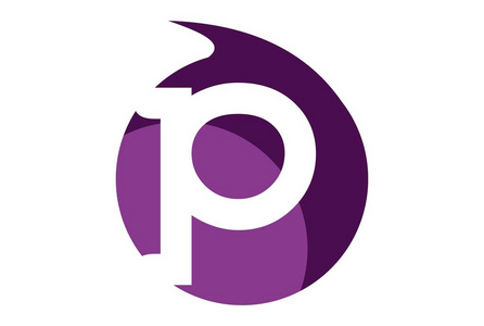 字母p标志图标矢量概念平面设计