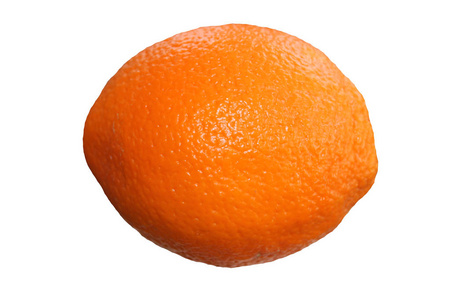 在孤立的白色背景上用橙色组成