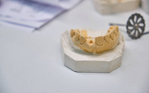 牙科实验室的人工牙列及仪器