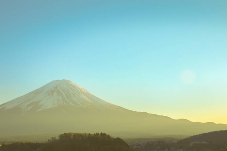 日本富士山。