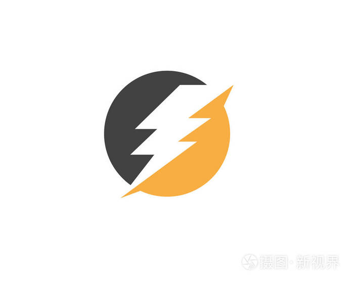 闪光雷电模板矢量图标插图插画-正版商用图片18wsji-摄图新视界