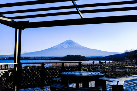 日本富士山。