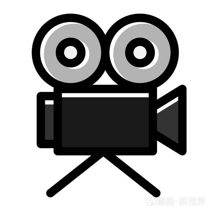 影院投影仪线形插图