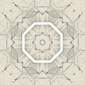 抽象色彩斑斓的六角形几何无缝图案对称万花筒时尚，设计