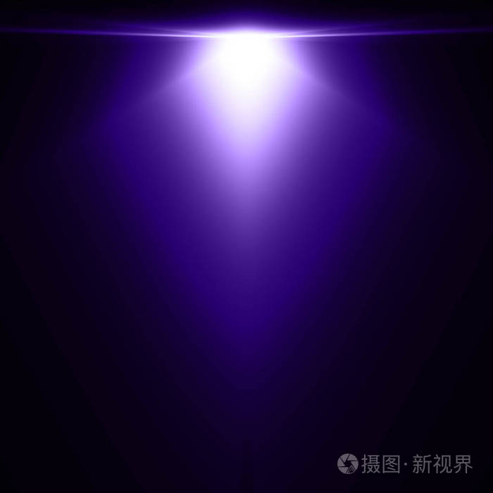 黑色背景聚光灯背景下的紫光照片-正版商用图片18zsql-摄图新视界