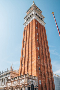 s Bell Tower Campanile di San Marco in Piazza San Marco, Venic