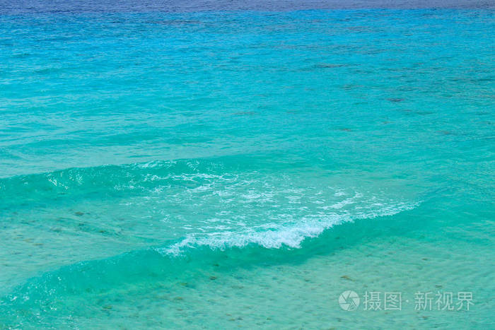 菲律宾的波克绿松石海水. 自然海洋背景照片-正版商用