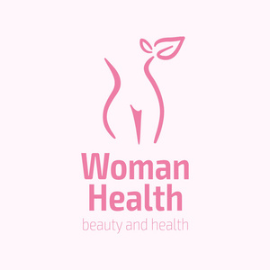 妇女的标志矢量图片