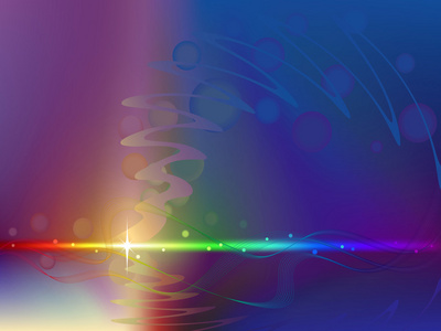 抽象彩虹背景