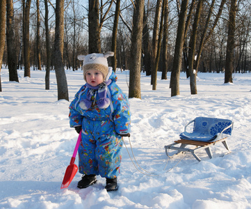冬季运动会儿童