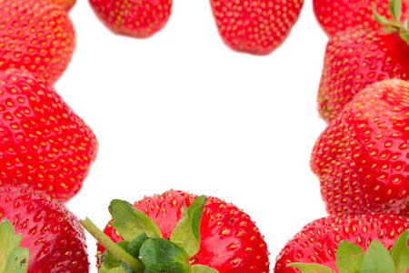 草莓作为帧