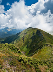 徒步旅行 喀尔巴阡山脉景观