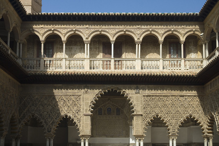 阿尔卡萨，阿拉伯文体系结构在塞维利亚，西班牙