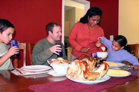 感恩节家庭聚餐
