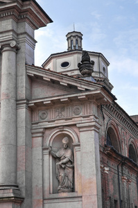 圣 agostino 教堂。皮亚琴察。艾米利亚罗马涅。意大利