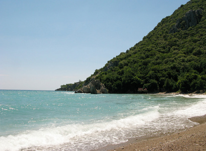 海滩风景奥林帕斯土耳其