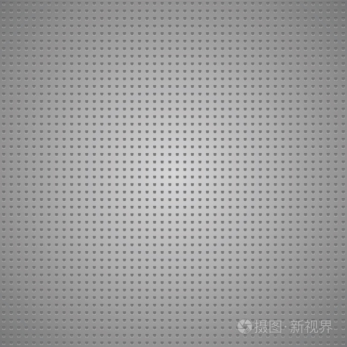 结构化灰色金属穿孔的板