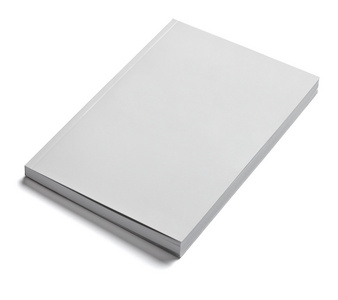 单张笔记本教科书白空白纸模板