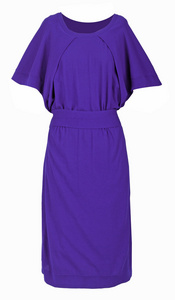 紫罗兰色礼服