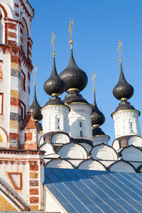 蓝蓝的天空 background.suzdal，俄罗斯反对大教堂