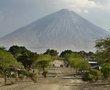 tanzani 火山，ol 伦伦，坦桑尼亚非洲