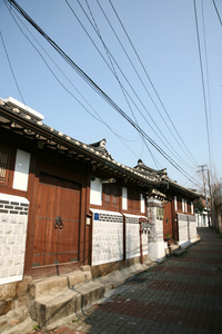 韩国北村韩屋村图片