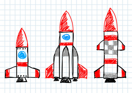 火箭的绘图