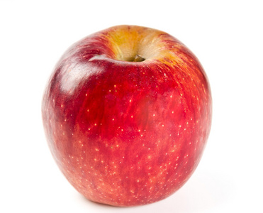 孤立在白色背景上的红苹果