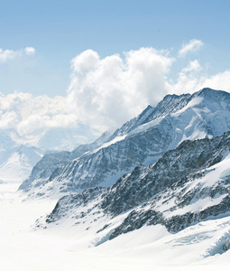 aletsch 冰川瑞士阿尔卑斯山
