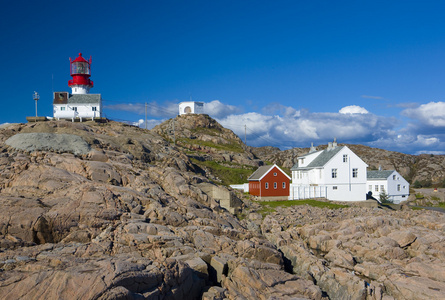 灯塔，lindesnes，挪威