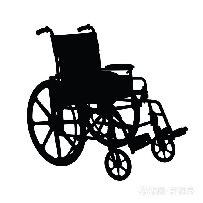 轮椅剪影