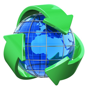 回收利用和环境保护的概念图片