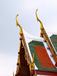 泰国寺庙屋顶顶装饰