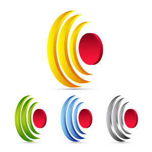 业务太阳图标设计 logo