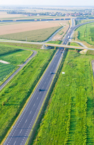 鸟瞰的公路