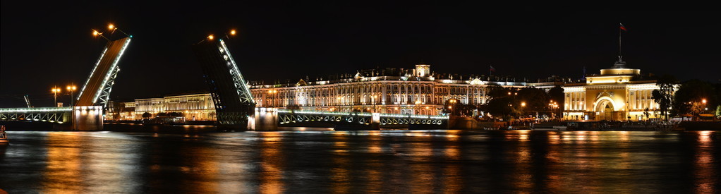 圣彼得斯堡 宫桥 涅瓦河