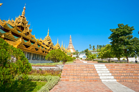 shwedagon 帕亚，仰光缅甸