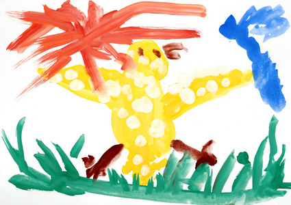 儿童绘画水彩色涂料