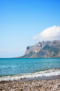 景观的海和山